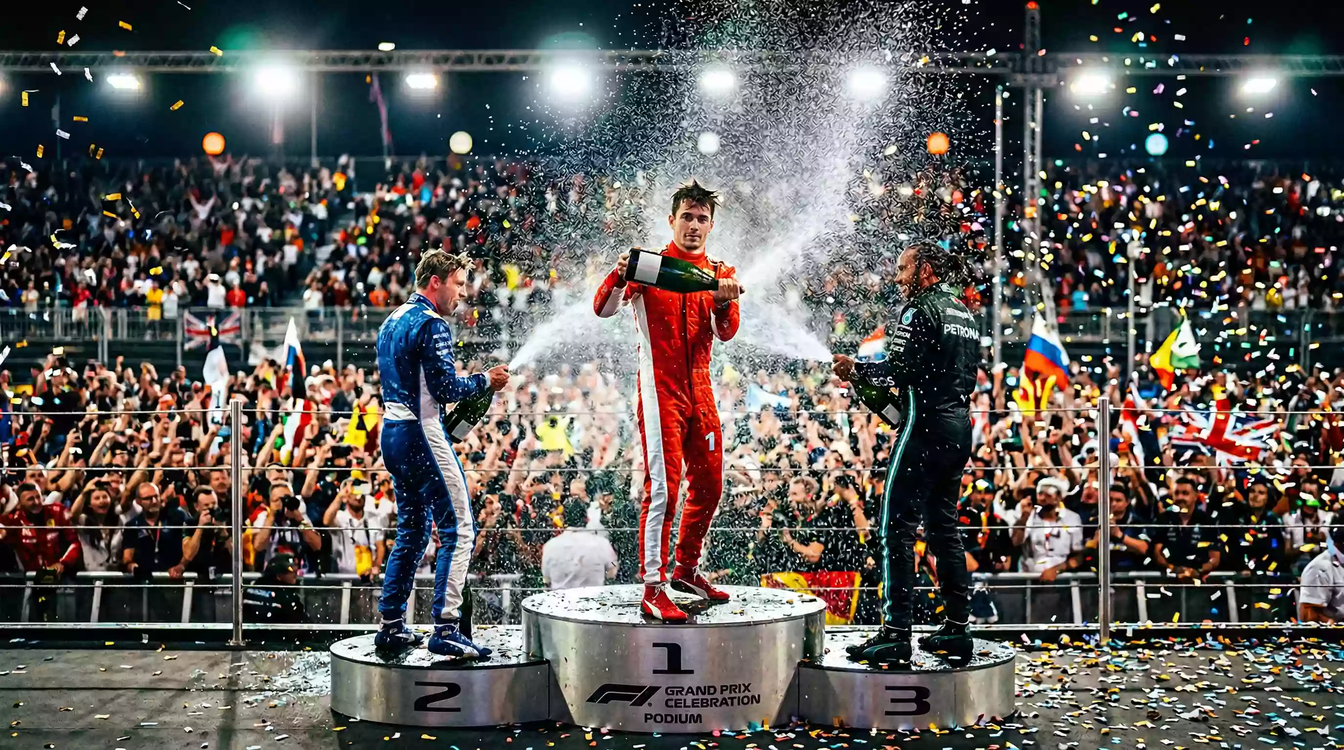 Formel-1-Podium mit drei Fahrern – Podiumswetten als clevere Wettstrategie