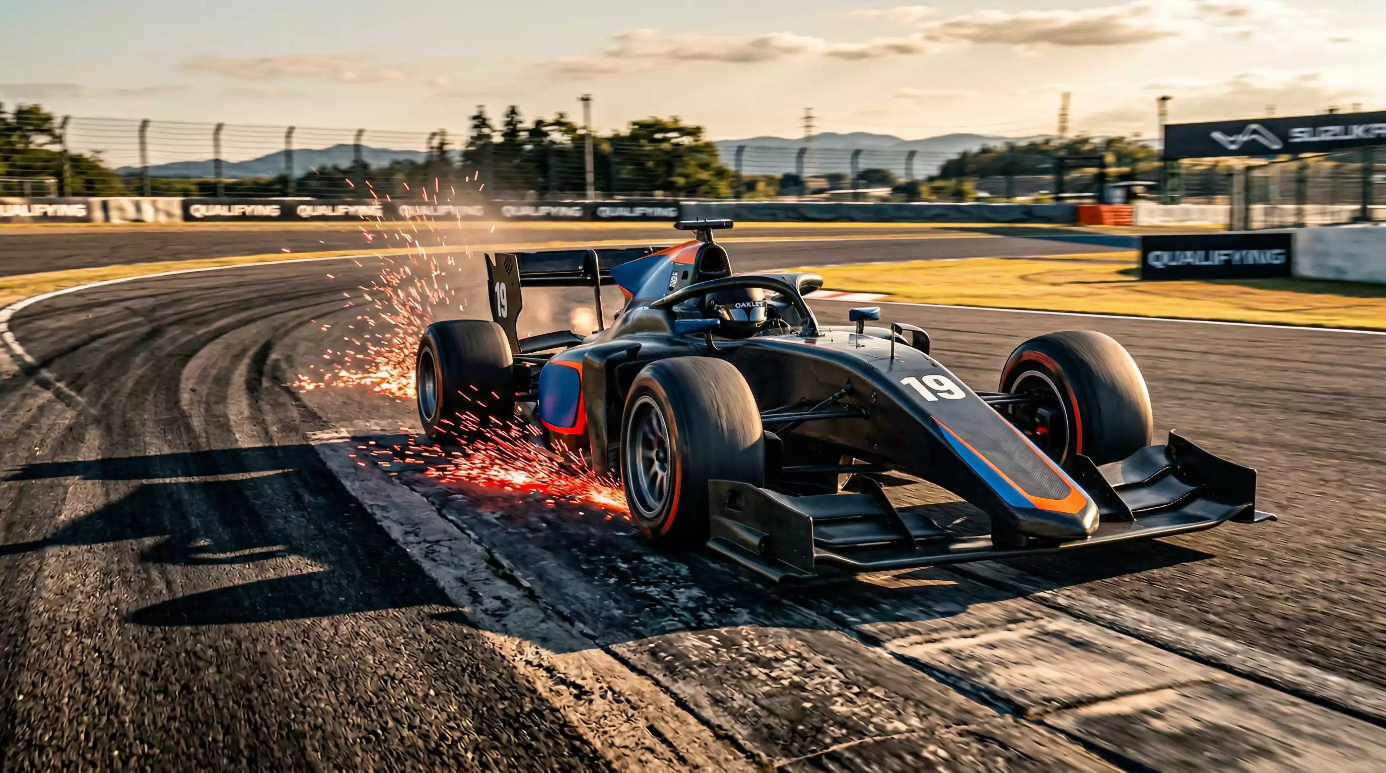 Formel-1-Bolide auf einer schnellen Qualifying-Runde – Wettstrategien für den Samstag