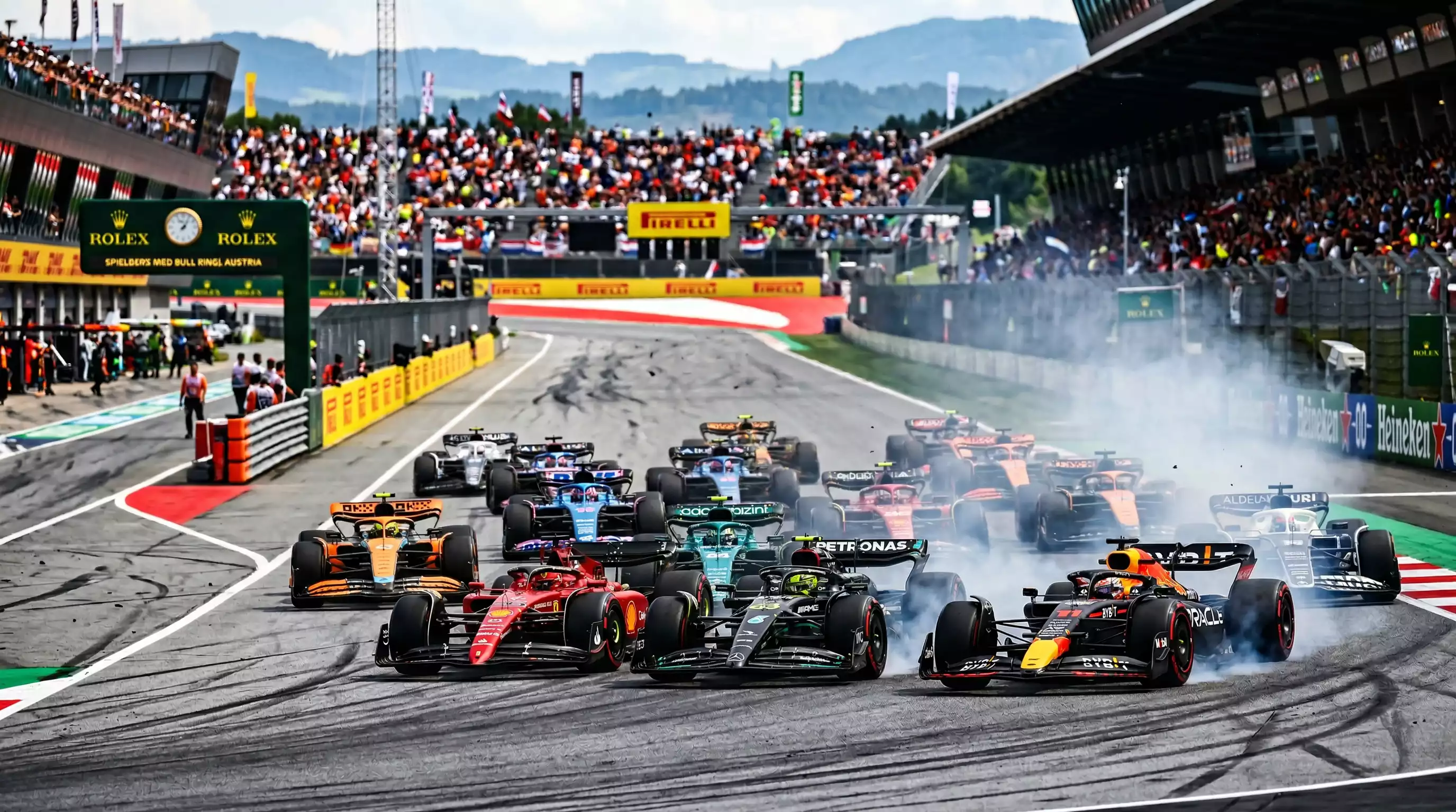 Formel-1-Start eines Sprint-Rennens – besondere Wettstrategien für Kurzrennen