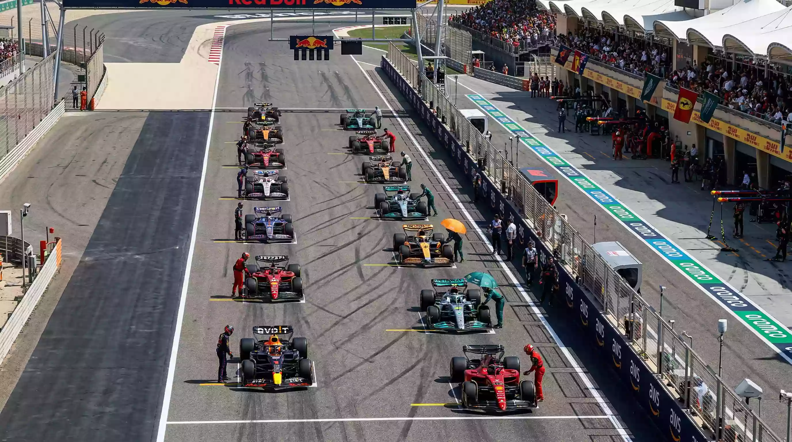 Mehrere Formel-1-Wagen im Feld – Kombinationswetten auf verschiedene Ergebnisse